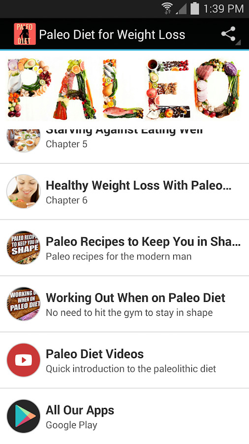 Paleo Diet For Weight Loss
 Paleo Diet for Weight Loss Android Apps on Google Play
