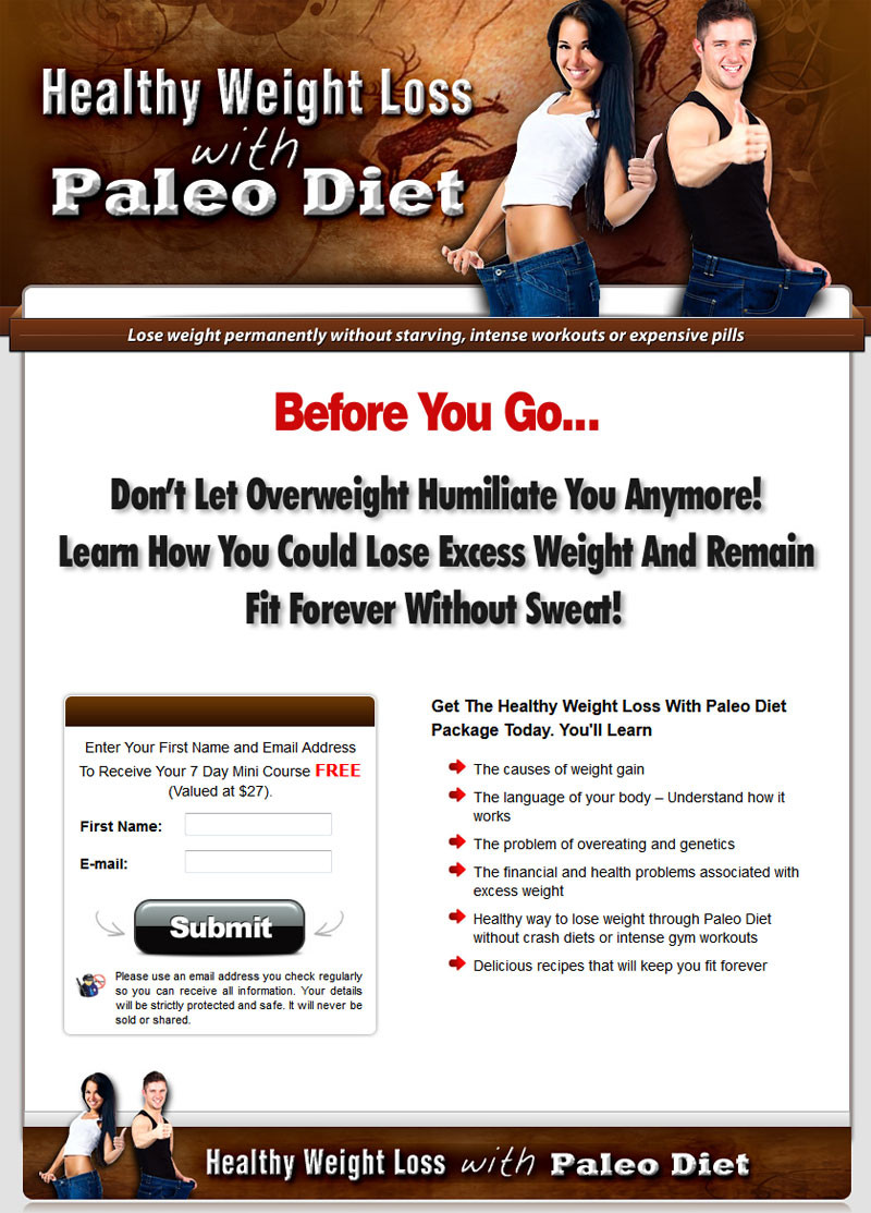 Paleo Diet For Weight Loss
 Healthy Weight Loss with the Paleo Diet MRR Ebook
