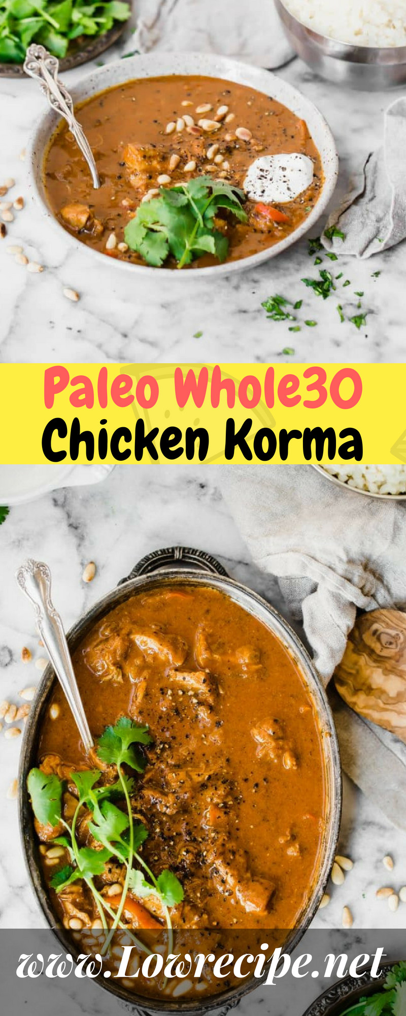 Paleo Diet India
 Paleo Whole30 Chicken Korma