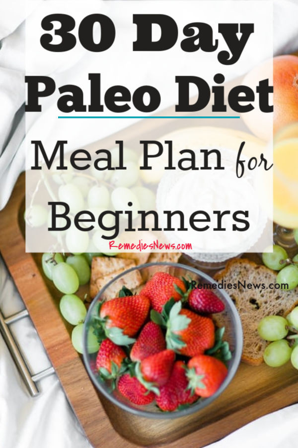 Paleo Diet To Lose Weight Fast
 30 Day Paleo Diet Plan for Beginners to Lose Weight and