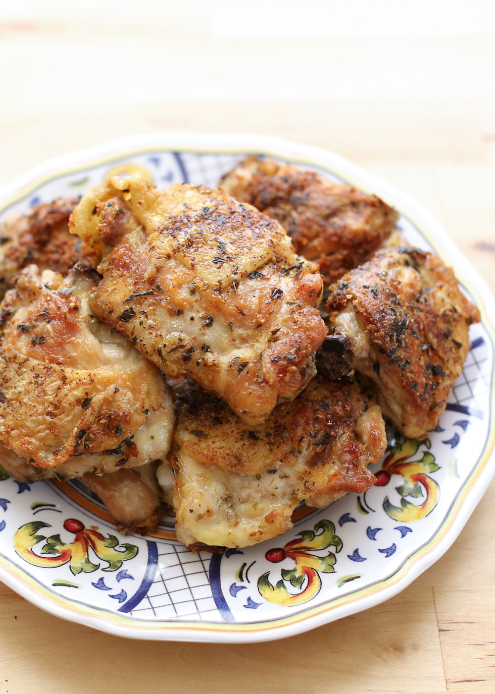 Pan Fried Chicken
 Barefeet In The Kitchen Pan Fried Italian Chicken Thighs