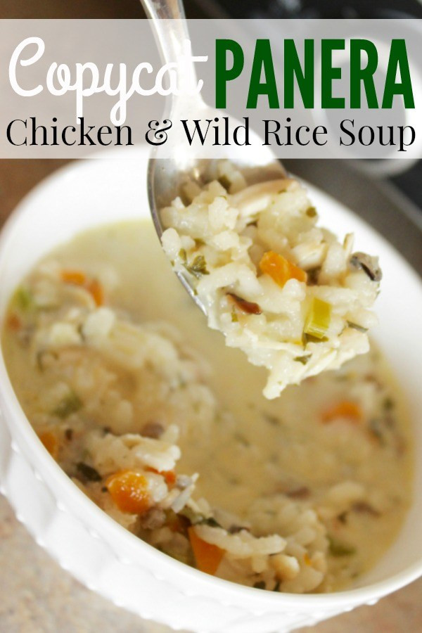 Panera Chicken And Wild Rice Soup Slow Cooker
 Copycat Panera Chicken and Wild Rice Soup