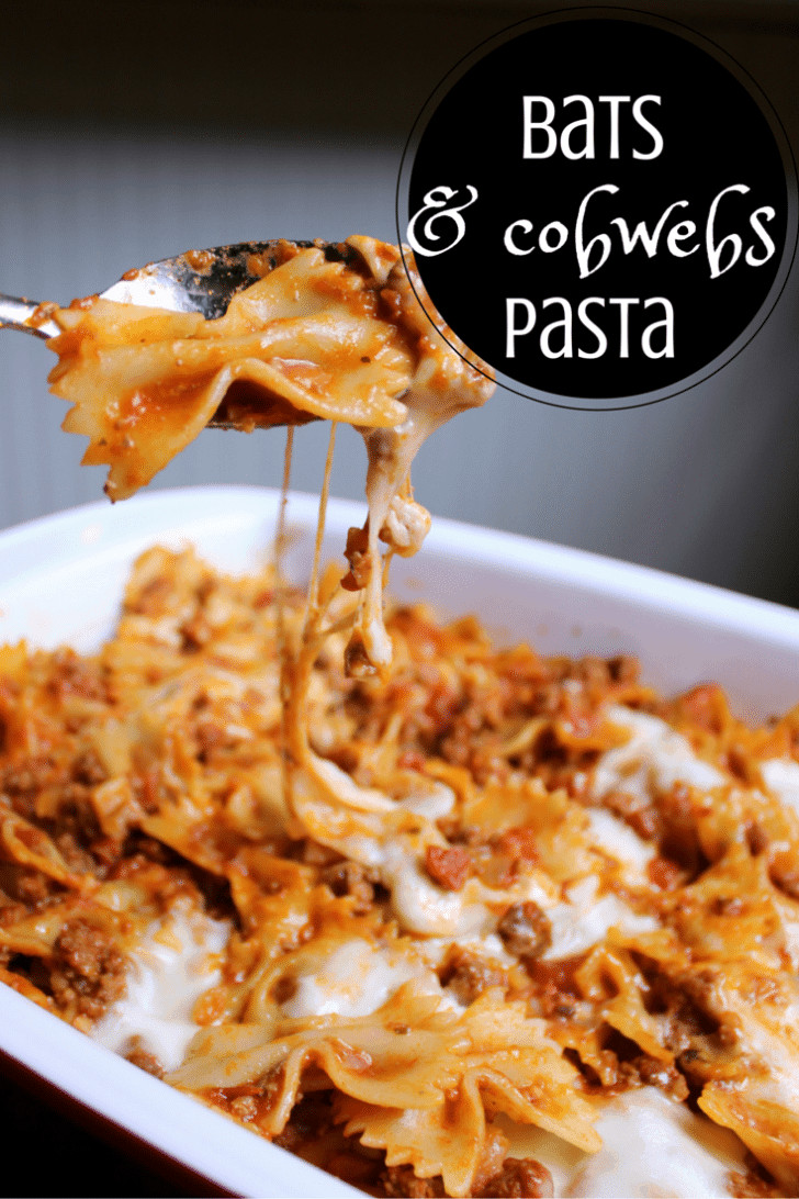 Pasta Main Dishes Recipes
 Bats and Cobwebs Baked Pasta Recipe Cleverly Simple