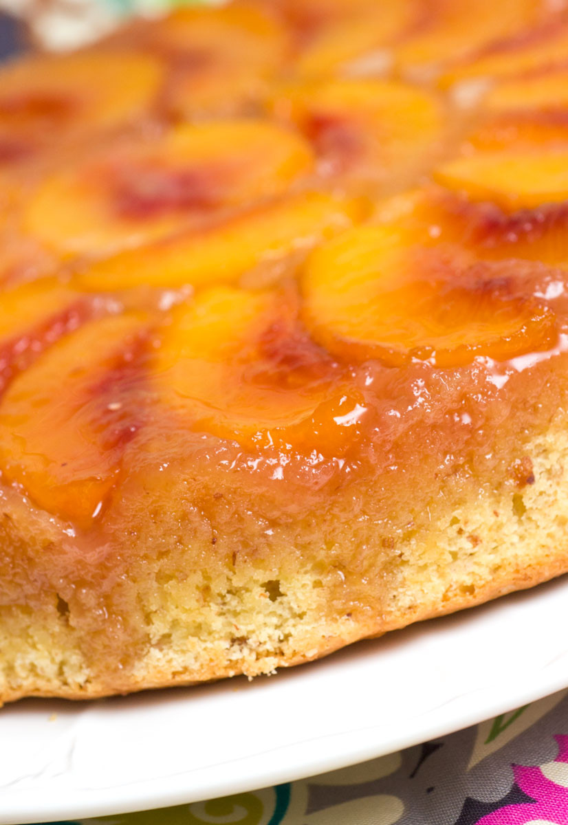 Peach Cake Recipes
 Sugar & Spice by Celeste Peach Almond Upside Down Cake