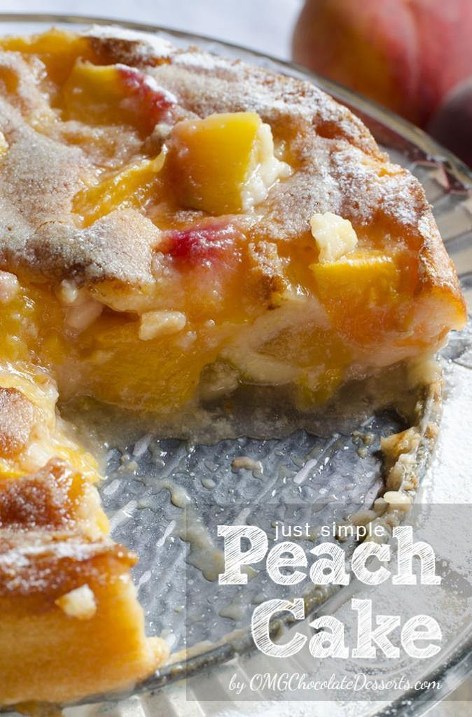 Peach Cake Recipes
 Just Simple Peach Cake