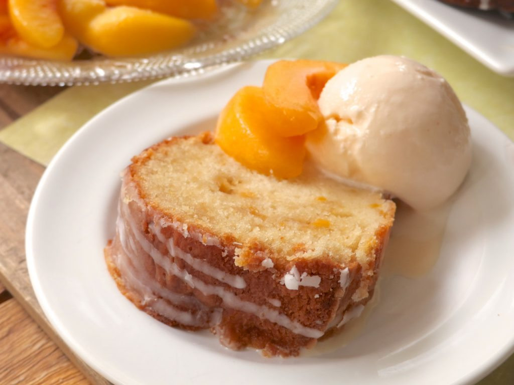 Peach Cake Recipes
 Southern Peach Pound Cake