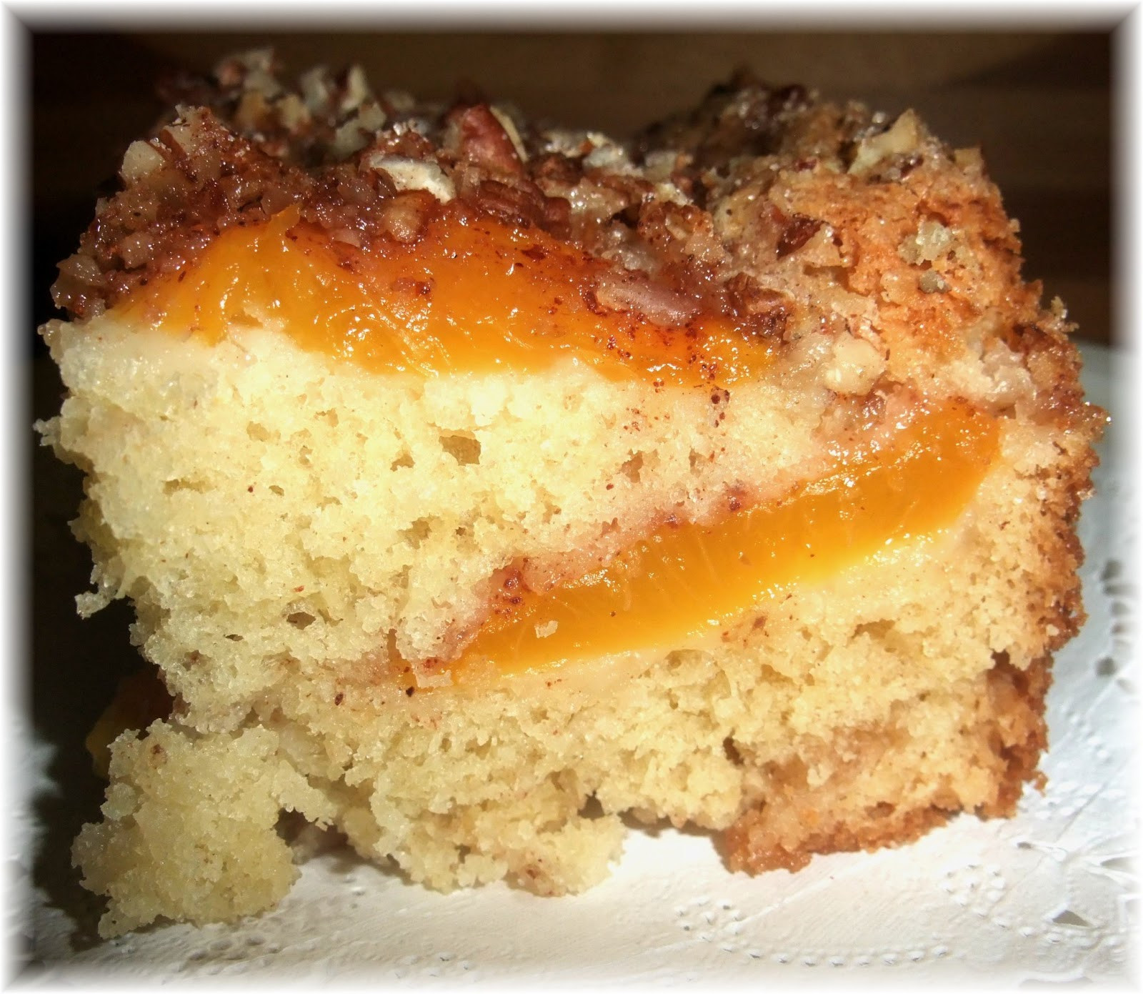 Peach Cake Recipes
 Rosie s Country Baking Fresh Peach Cake