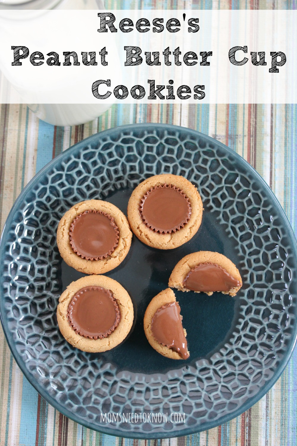 Peanut Butter Cookies With Reeses Cup
 Reese s Peanut Butter Cup Cookies