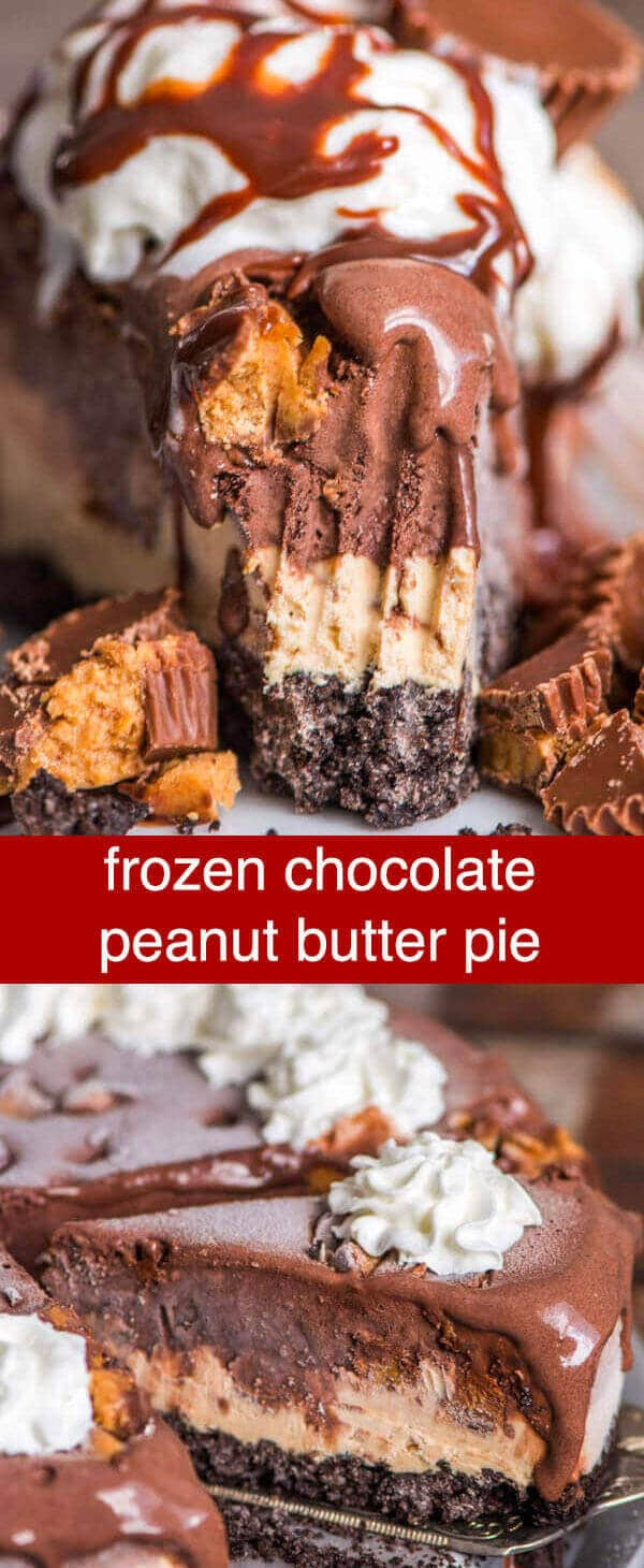 Peanut Butter Freezer Pie
 Frozen Chocolate Peanut Butter Pie Easy No Bake Dessert