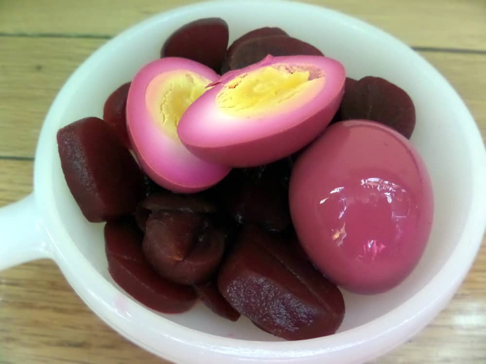 Pickled Eggs Beet
 Pennsylvania Dutch Red Beet Pickled Eggs