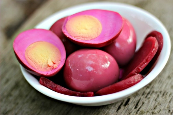 Pickled Eggs Beet
 Pickled Red Beet Eggs Recipe from Mom Just 2 Sisters