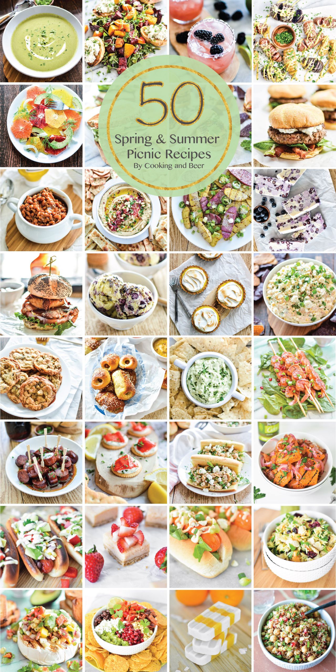 Picnic Dinner Ideas
 50 Summer Picnic RecipesCooking and Beer