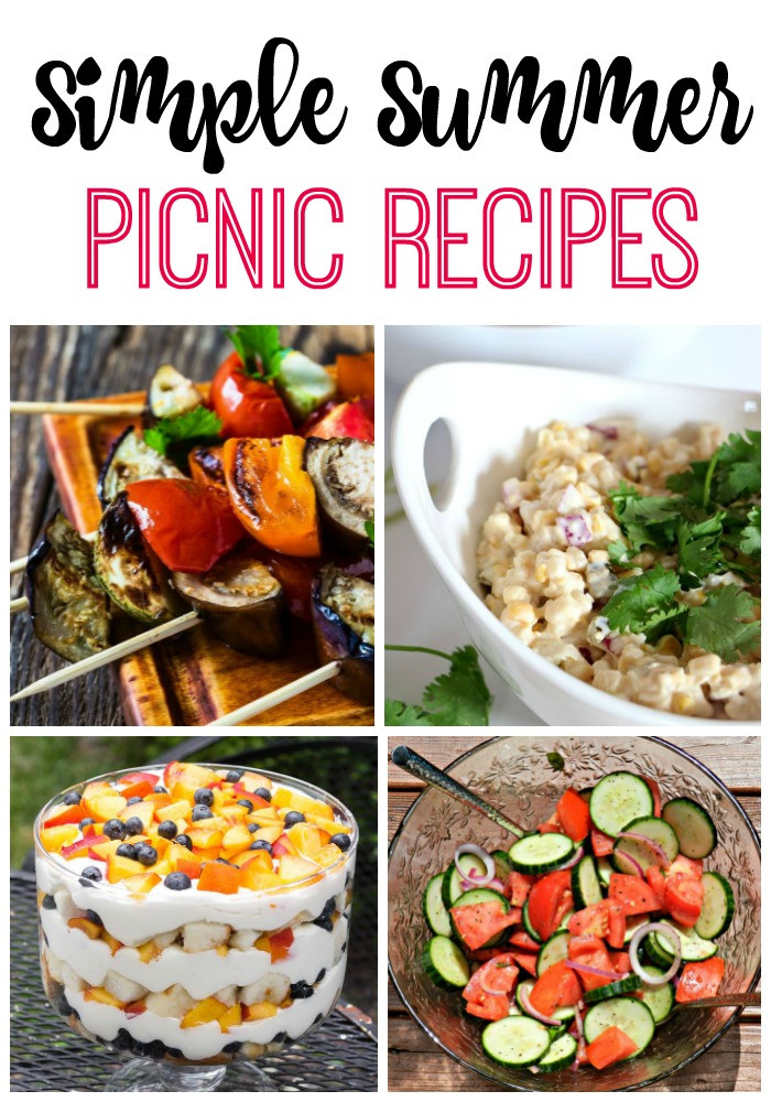 Picnic Dinner Ideas
 Simple Summer Picnic Recipes Redhead Can Decorate