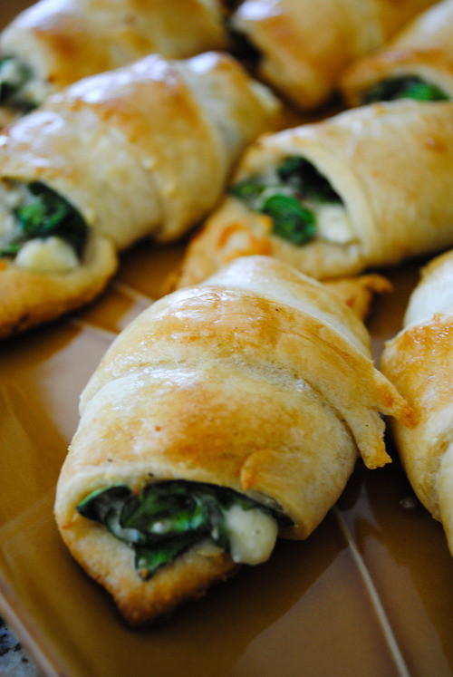 Pillsbury Appetizer Recipes With Crescent Rolls
 Cheesy Spinach Crescent RollsWhat2Cook