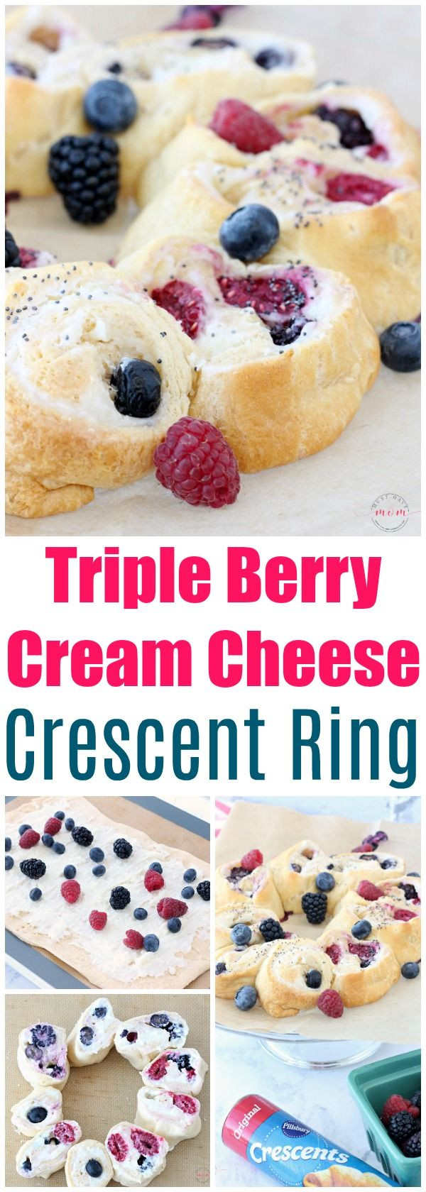 Pillsbury Crescent Roll Breakfast Recipe
 Triple berry cream cheese Pillsbury crescent roll