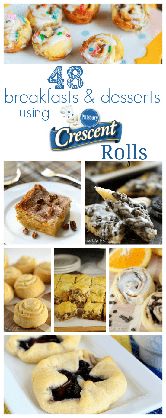 Pillsbury Crescent Roll Breakfast Recipes
 OVER 48 Breakfasts and Desserts using Pillsbury Crescent