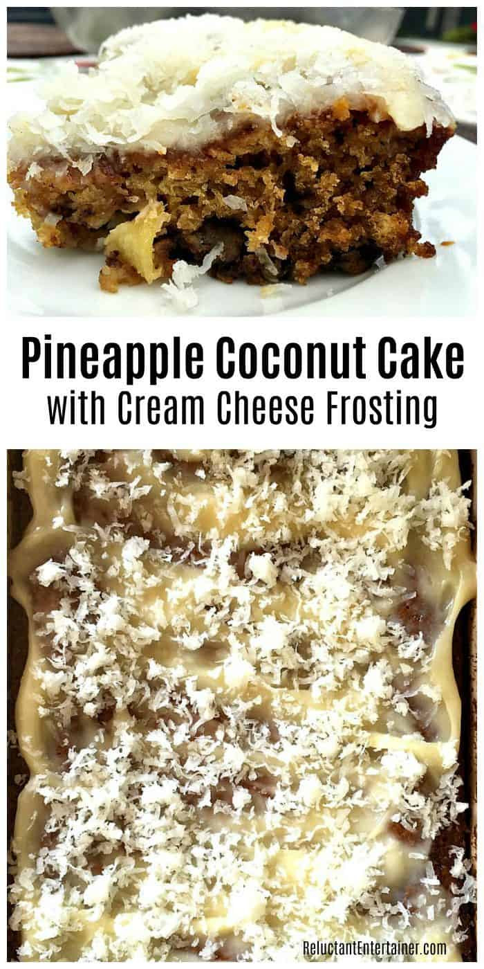 Pineapple Cream Cheese Cake
 Pineapple Coconut Cake with Cream Cheese Frosting