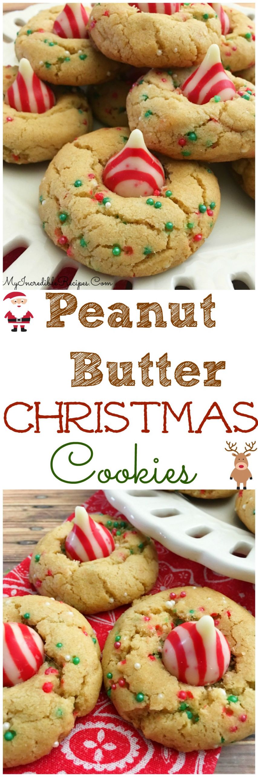 Pinterest Christmas Cookies
 Peanut Butter Christmas Cookies