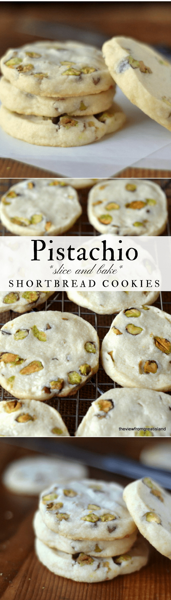 Pistachio Shortbread Cookies
 Pistachio Shortbread Cookies