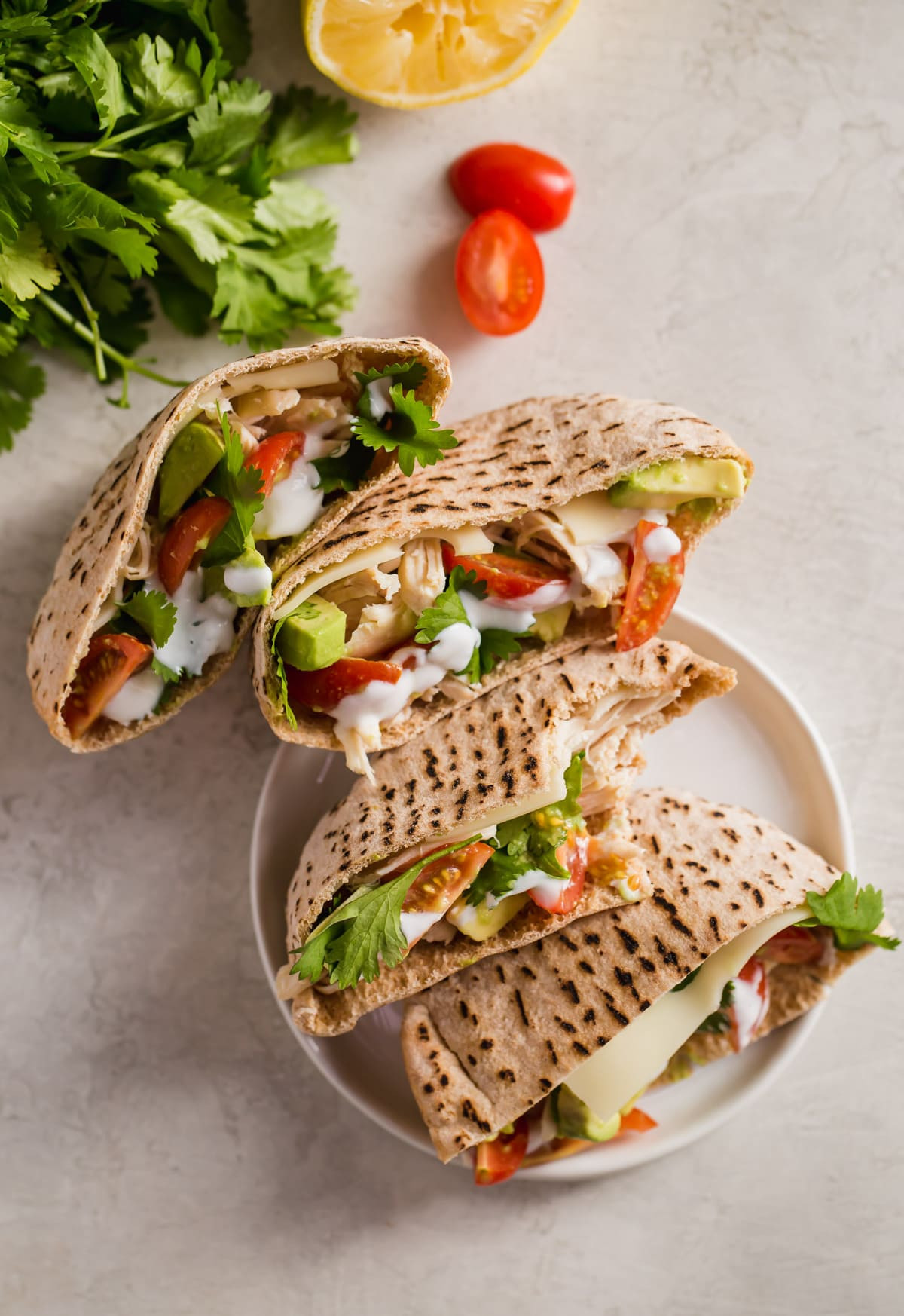 Pita Bread Sandwich Recipe
 Healthy Chicken Pitas Chicken Avocado Sandwich