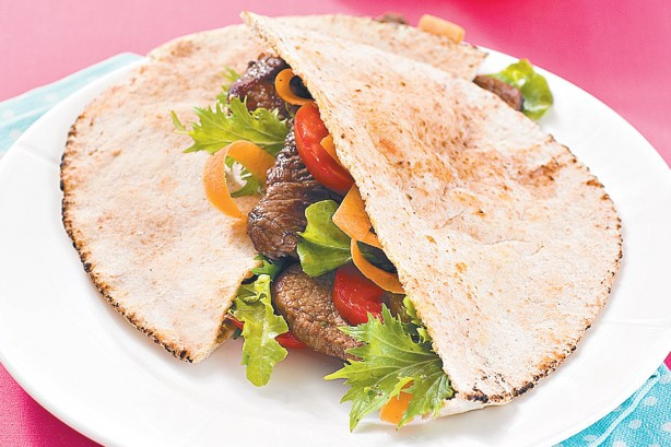 Pita Bread Sandwich Recipe
 Steak Pita Sandwiches Recipe Taste