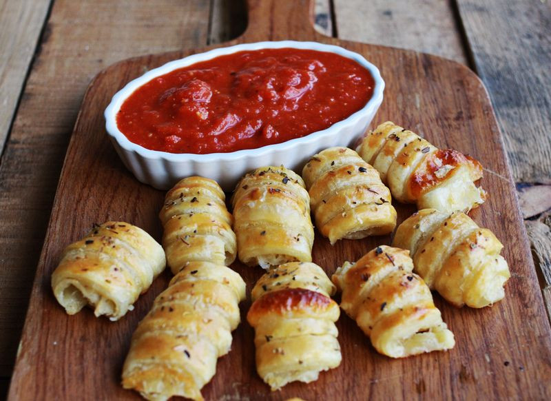 Pizza Dough Appetizers
 Baked Pizza Bites – A Beautiful Mess