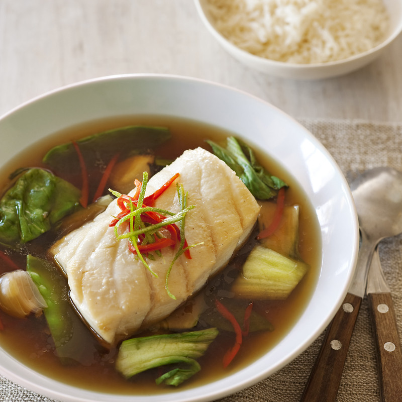Poached Fish Recipes
 Poached fish in ginger broth Healthy Recipe