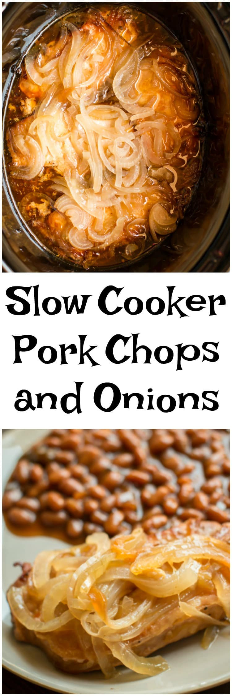 Pork Chops And Red Potatoes Slow Cooker
 Slow Cooker Pork Chops and ions The Magical Slow Cooker