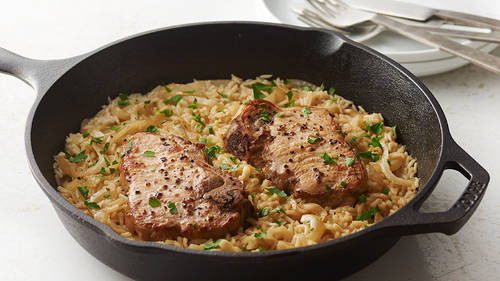 Pork Chops And Rice Casserole Recipe
 Rice And Pork Chop Casserole With Cream Mushroom Soup