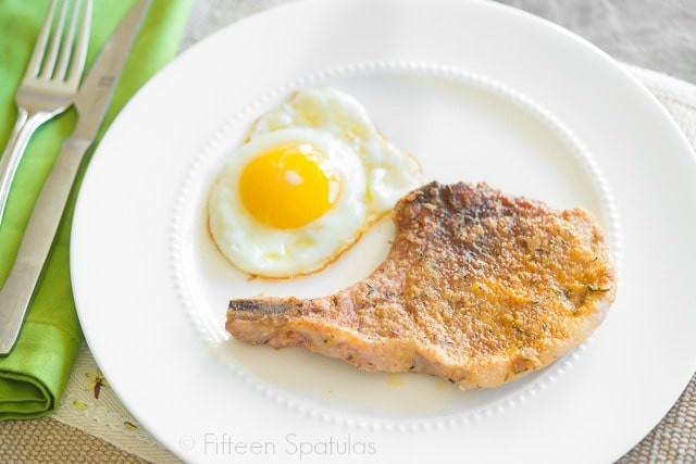 Pork Chops For Breakfast
 Quick Pan seared Pork Chops – Fifteen Spatulas