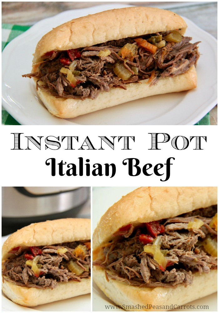 Portillo'S Italian Beef Sandwiches Recipe
 Instant Pot Italian Beef Smashed Peas & Carrots