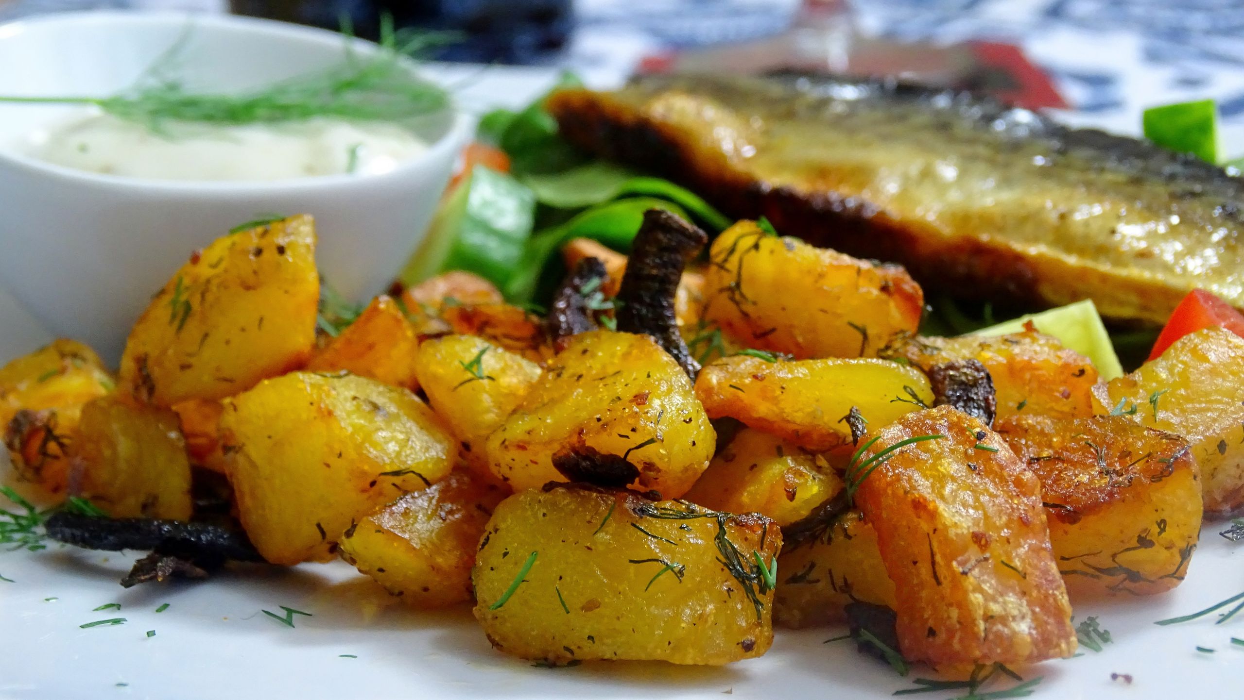 Potato Side Dishes For Fish
 Crispy Potatoes with Dill perfect side dish for fish