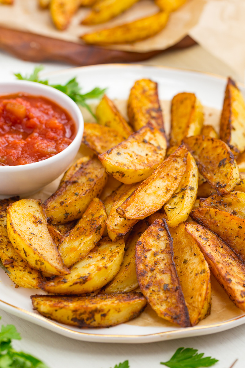 Potato Wedges In Oven
 Potato Wedges Recipe naturally vegan gluten free