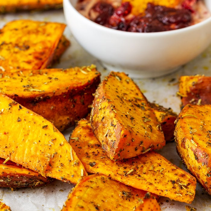 Potato Wedges In Oven
 Oven Roasted Sweet Potato Wedges Happy Foods Tube