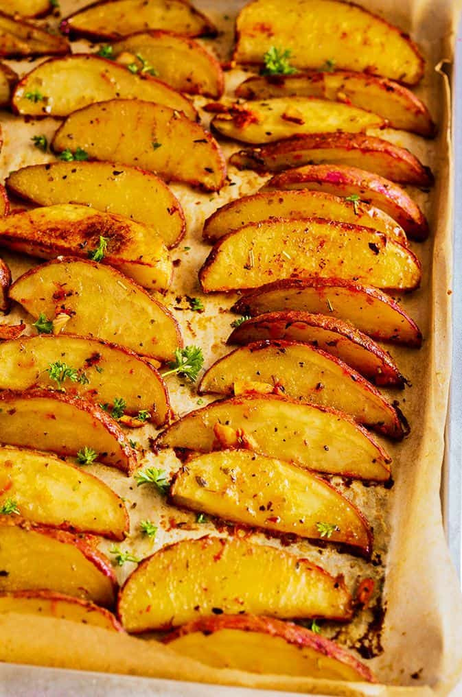 Potato Wedges In Oven
 Oven Baked Potato Wedges