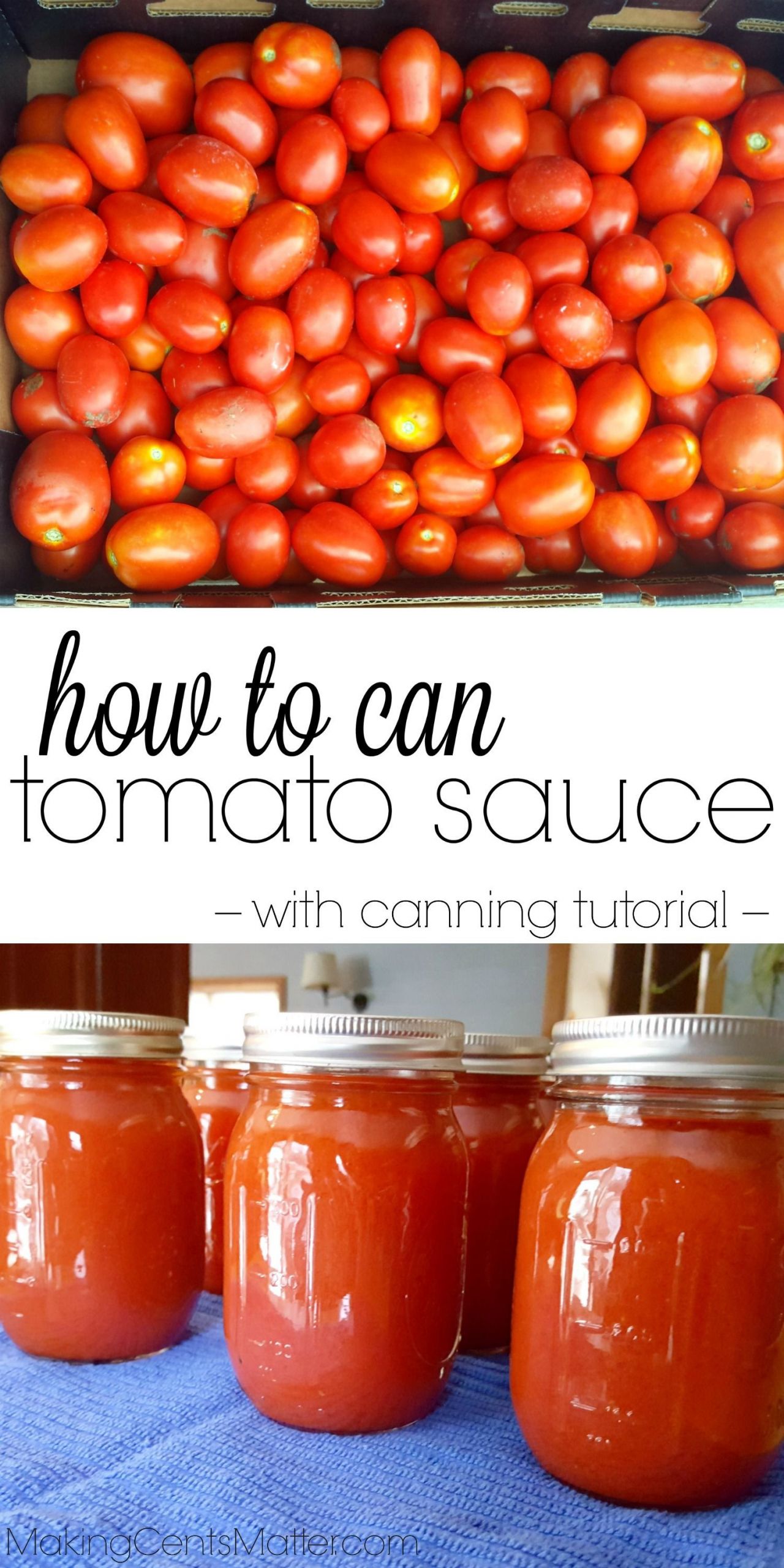 Pressure Canning Tomato Sauce
 How To Can Tomato Sauce
