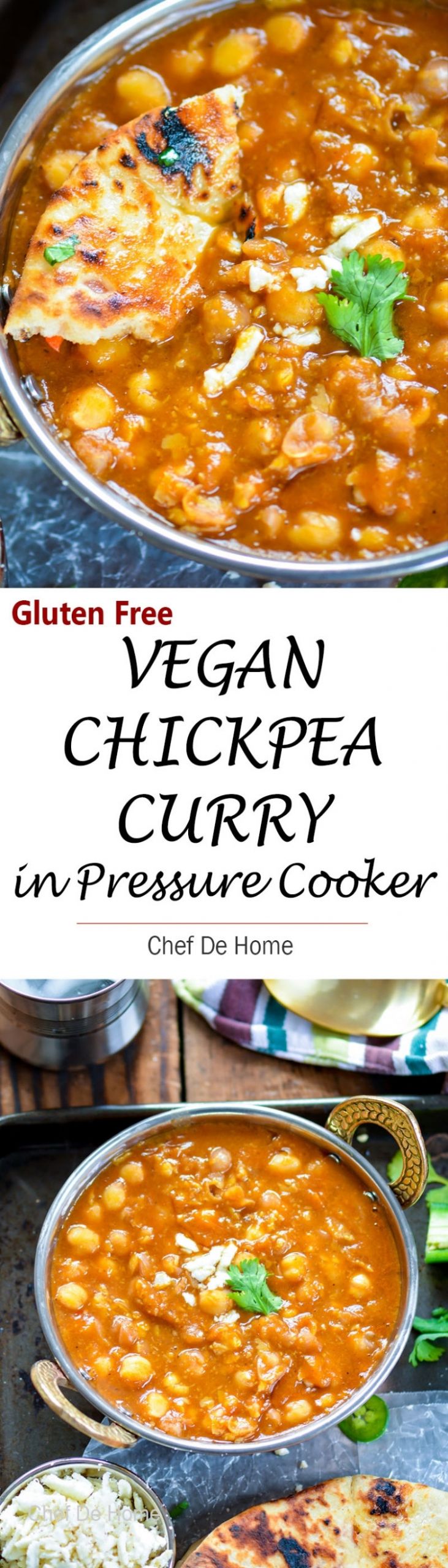 Pressure Cooker Vegan Recipes
 Vegan Chickpea Curry in Pressure Cooker Recipe