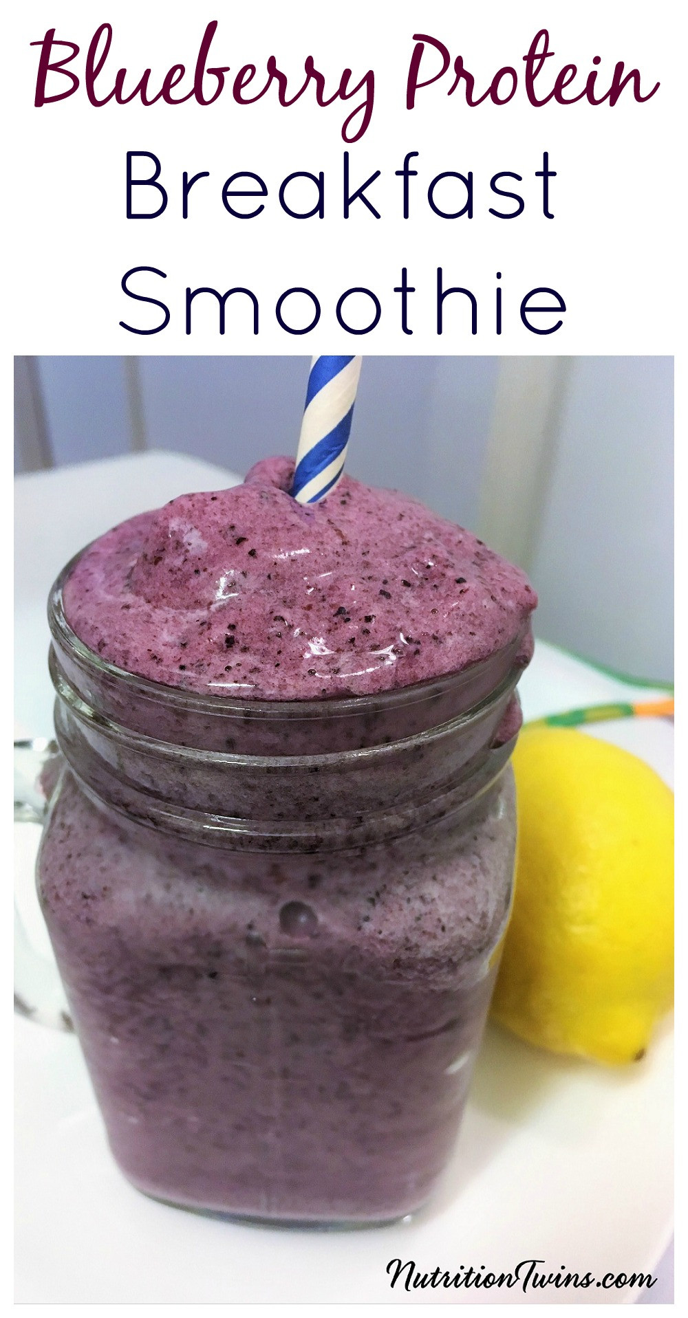 Protein Smoothie Recipes Weight Loss
 Blueberry Protein Weight Loss Breakfast Smoothie