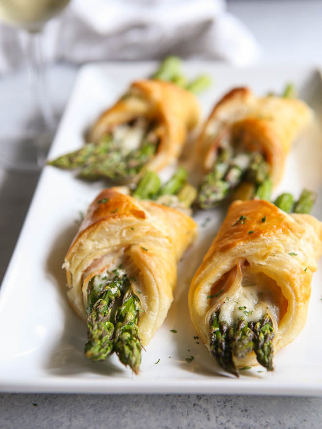 Puff Pastry Appetizers
 Asparagus Pancetta and Puff Pastry Bundles pletely