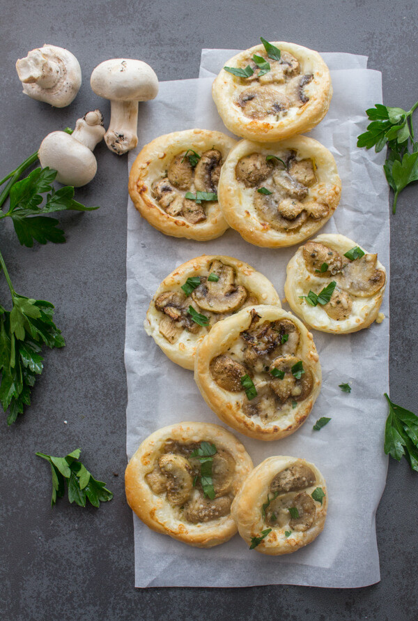 Puff Pastry Appetizers
 Mushroom Puff Pastry Appetizers An Italian in my Kitchen