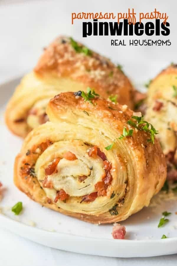Puff Pastry Appetizers Recipes
 Parmesan Puff Pastry Pinwheels ⋆ Real Housemoms