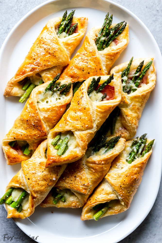 Puff Pastry Appetizers Recipes
 Prosciutto Asparagus Puff Pastry Bundles appetizer Fox