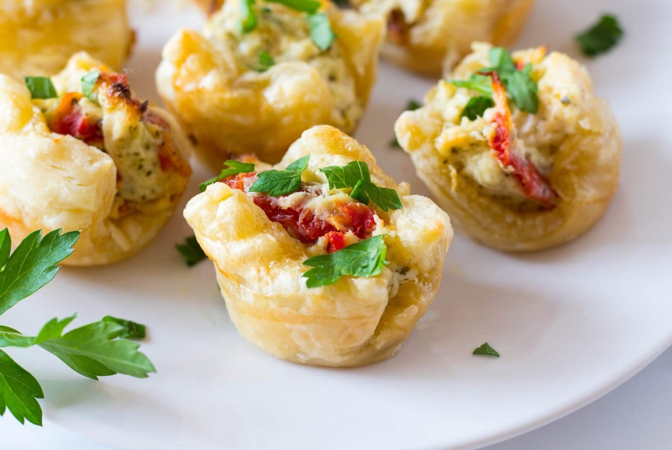 Puff Pastry Appetizers Recipes
 Puff Pastry Pesto Chicken Bites Appetizer No Plate Like Home