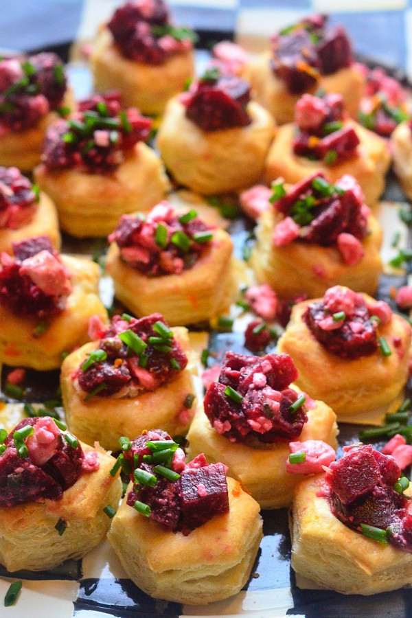 Puff Pastry Cup Appetizers
 4 Easy Appetizer TIPS with Puff Pastry Beet and Feta Cups