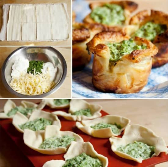 Puff Pastry Cup Appetizers
 Puff Pastry Spinach Cups Appetisers Video Tutorial