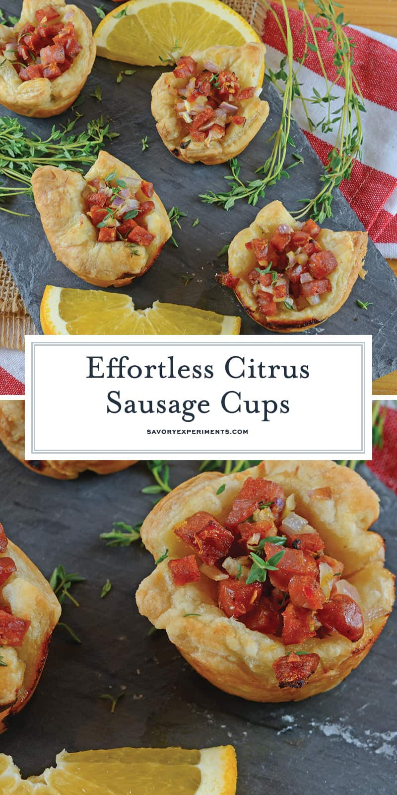 Puff Pastry Cup Appetizers
 Citrus Sausage Cups A Easy Puff Pastry Appetizer