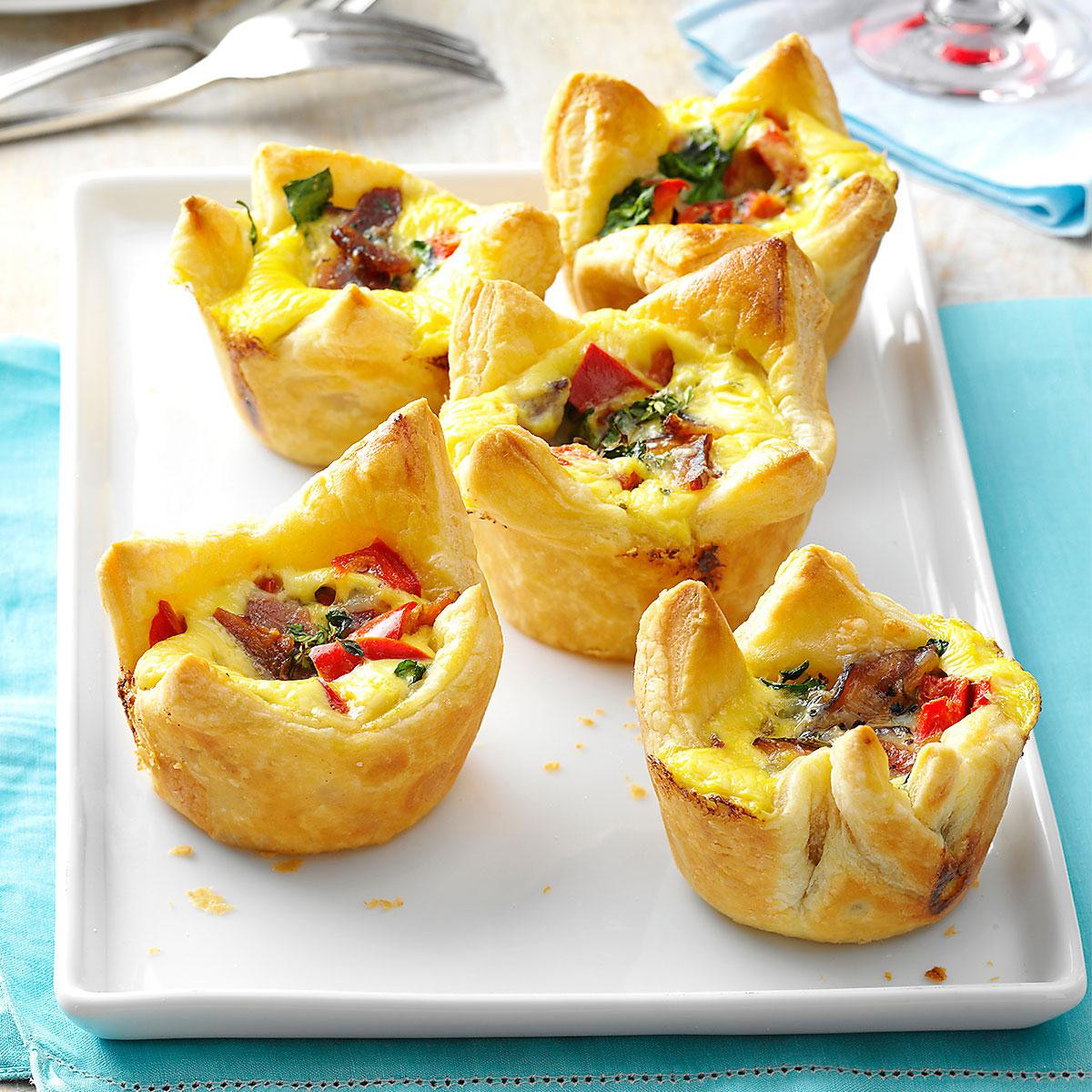 Puff Pastry Cup Appetizers
 Quiche Pastry Cups Recipe