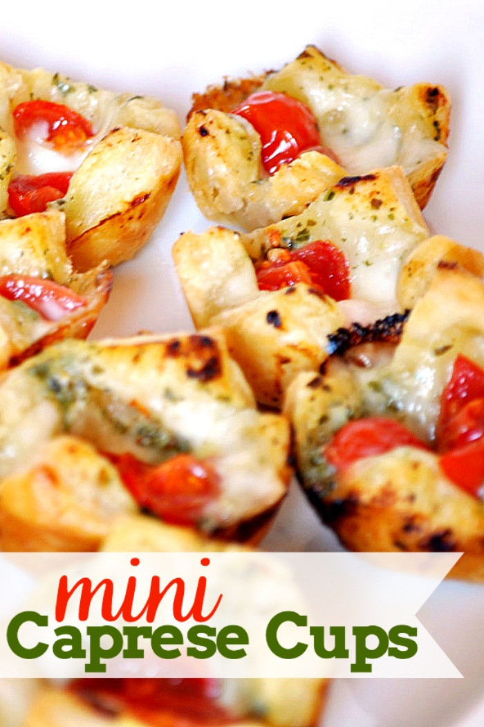 Puff Pastry Cups Appetizers
 Mini Caprese Cups The Perfect Bite Size Appetizer The