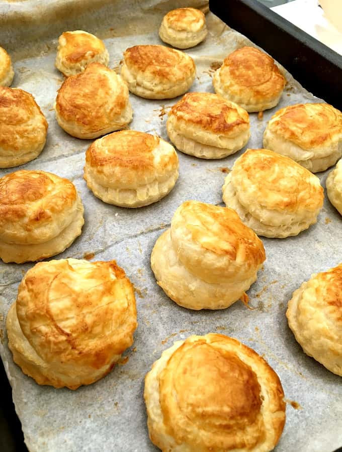 Puff Pastry Cups Appetizers
 Shrimp or Salmon Vol Au Vents Mini Puff Pastry Cups
