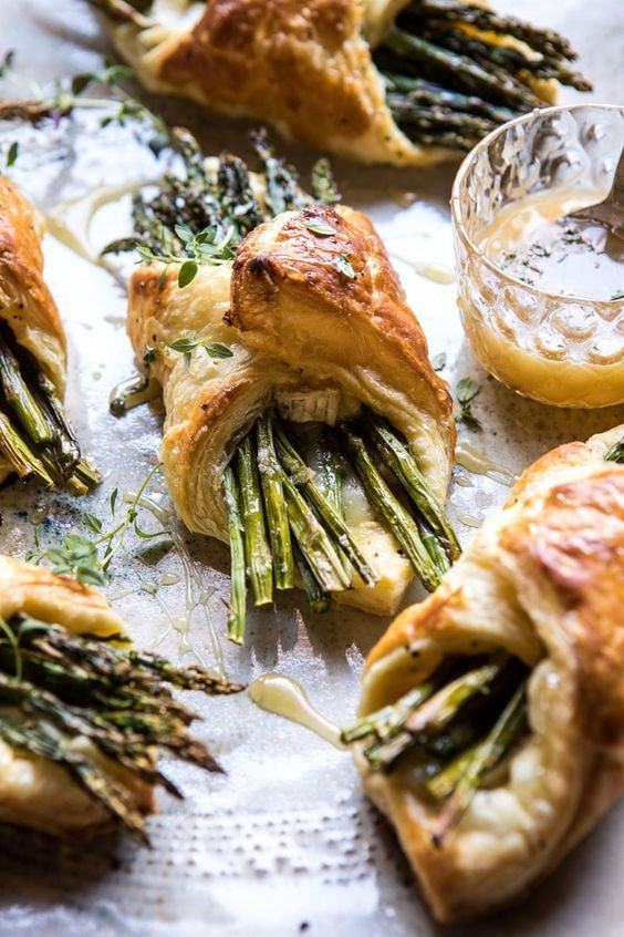 Puff Pastry Dinner Recipes
 Asparagus and Brie Puff Pastry with Thyme Honey